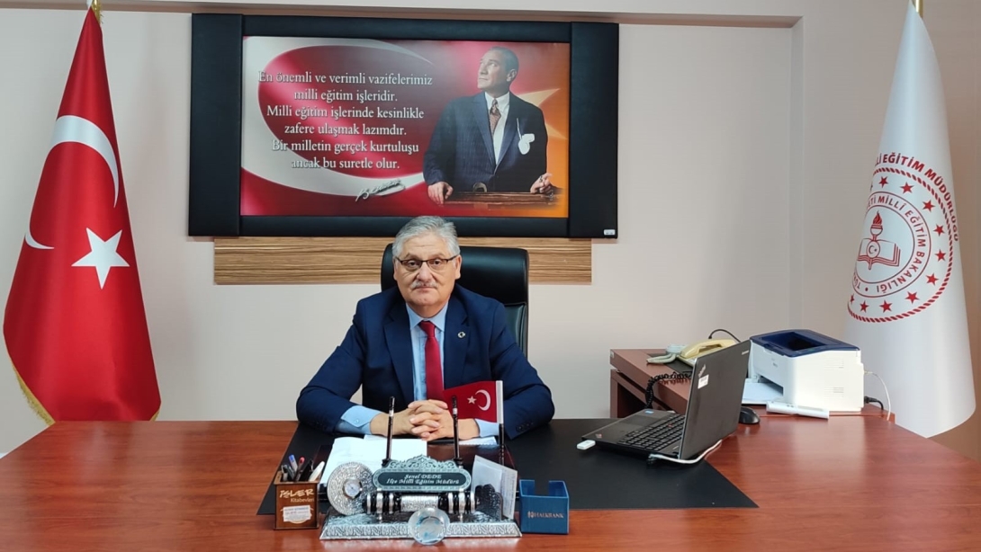 İLÇE MİLLİ EĞİTİM MÜDÜRÜMÜZ ŞENEL DEDE'NİN YIL SONU MESAJI